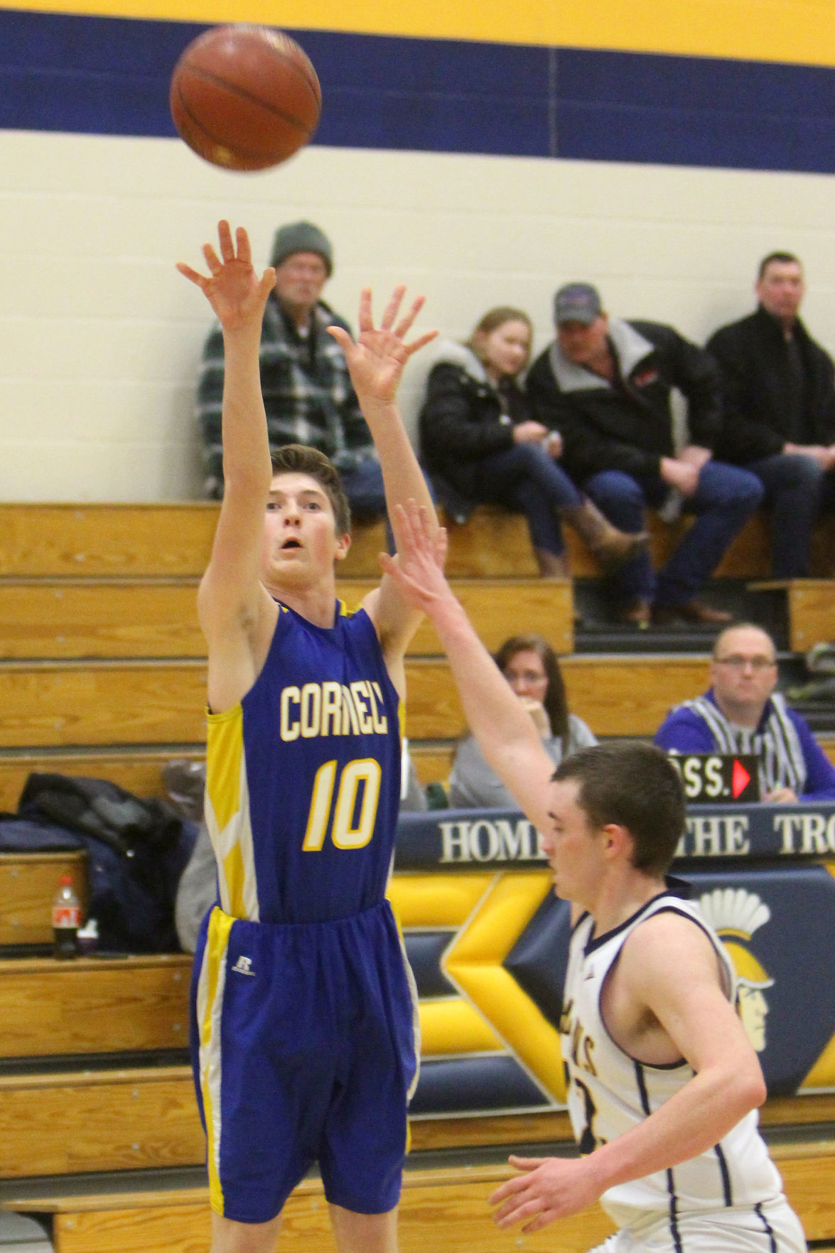 Cornell at New Auburn boys basketball 2-18-19